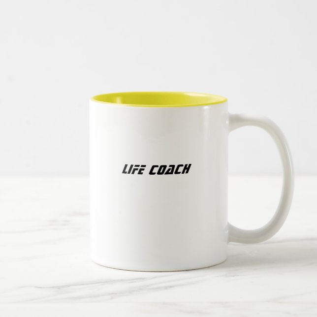 CANECA DE CAFÉ EM DOIS TONS TREINADOR DA VIDA (Direita)