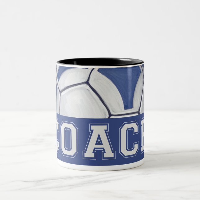 Caneca De Café Em Dois Tons Treinador Futbal (Centro)
