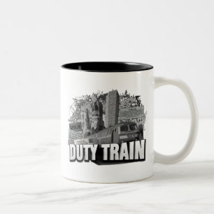Caneca De Café Em Dois Tons Trem de Serviço de Berlim