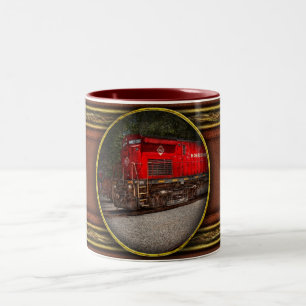 Caneca De Café Em Dois Tons Trem - Diesel - Morristown Erie