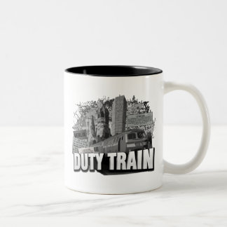 Caneca De Café Em Dois Tons Trem do dever de Berlim