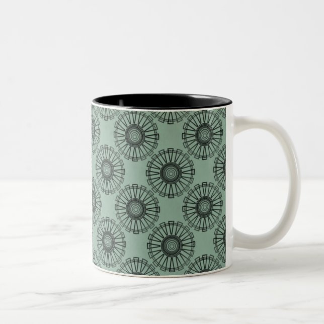 Caneca De Café Em Dois Tons Trendsetter Mug, Sage (Direita)