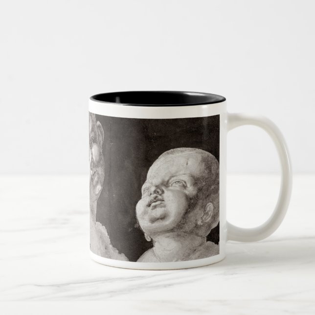Caneca De Café Em Dois Tons Três cabeças das crianças, 1506 (Direita)