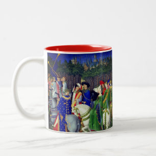Caneca De Café Em Dois Tons Tres Riches Heures (Maio)