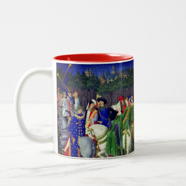 Caneca De Café Em Dois Tons Tres Riches Heures (Maio) (Esquerda)