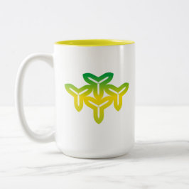 Caneca De Café Em Dois Tons Trilâmina Gótica
