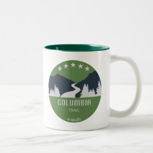 Caneca De Café Em Dois Tons Trilha Columbia Nova Jersey
