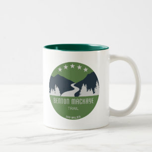 Caneca De Café Em Dois Tons Trilha de Benton MacKaye