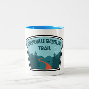Caneca De Café Em Dois Tons Trilha de Bonneville