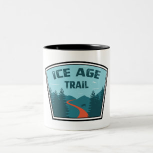 Caneca De Café Em Dois Tons Trilha de Idade do Gelo