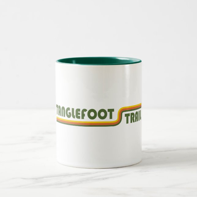 Caneca De Café Em Dois Tons Trilha de Tanglefoot (Centro)
