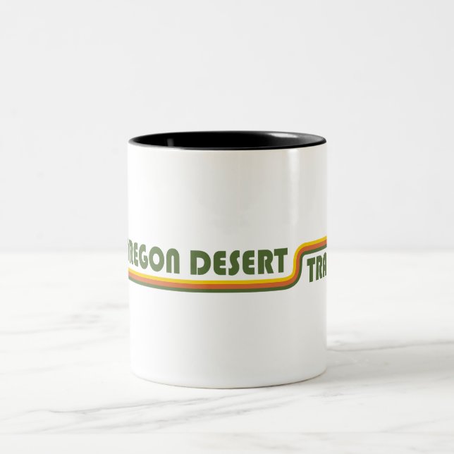 Caneca De Café Em Dois Tons Trilha do Deserto do Oregon (Centro)