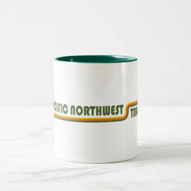 Caneca De Café Em Dois Tons Trilha do Noroeste do Pacífico (Centro)