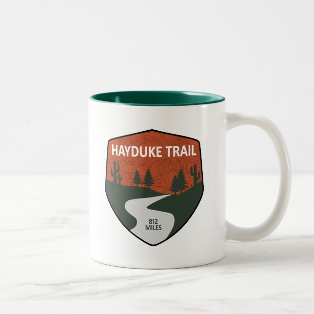 Caneca De Café Em Dois Tons Trilha Hayduke (Direita)