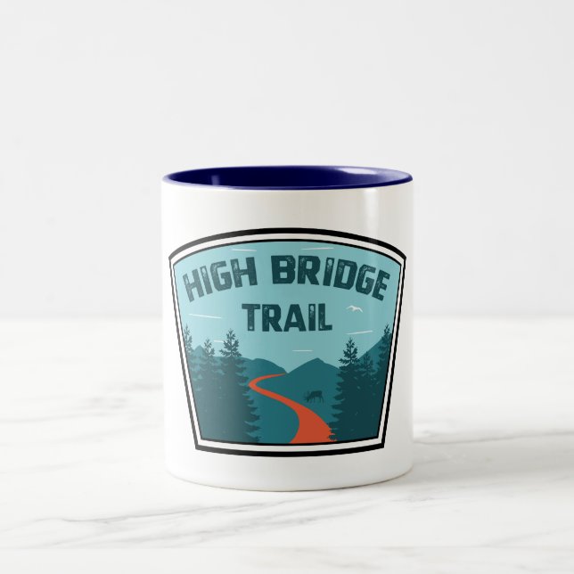 Caneca De Café Em Dois Tons Trilha High Bridge (Centro)
