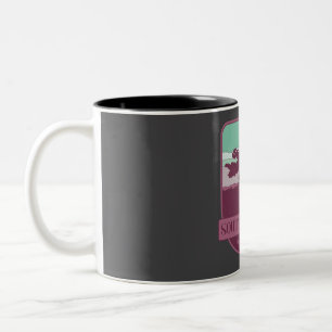 Caneca De Café Em Dois Tons Trilha South Rim - Parque Nacional Big Bend