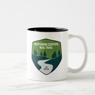 Caneca De Café Em Dois Tons Trilho Central do Norte