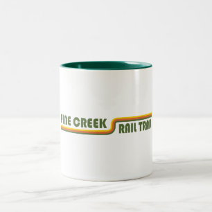 Caneca De Café Em Dois Tons Trilho Pine Creek