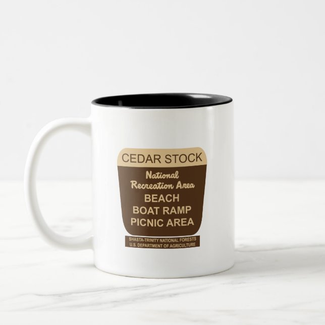 Caneca De Café Em Dois Tons Trinity Lake Mug (Esquerda)
