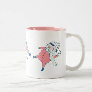 Caneca De Café Em Dois Tons trio do mitene do lil