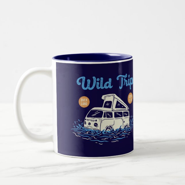 Caneca De Café Em Dois Tons Trip Selvagem (Esquerda)