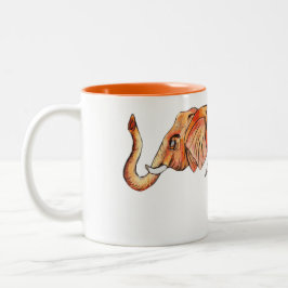 Caneca De Café Em Dois Tons Triplephant