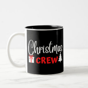 CANECA DE CAFÉ EM DOIS TONS TRIPULAÇÃO DE NATAL