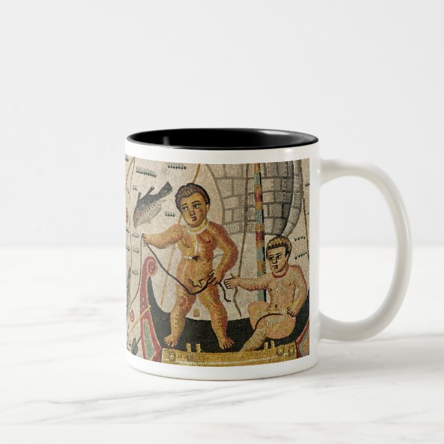 Caneca De Café Em Dois Tons Triumph de Netuno e de Amphitrite (Direita)