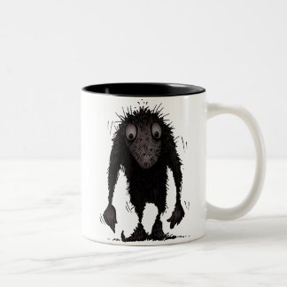 Caneca De Café Em Dois Tons Troll engraçado do monstro