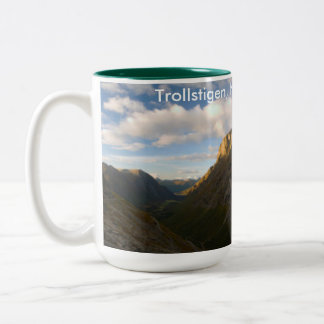 Caneca De Café Em Dois Tons trollstigen, Noruega