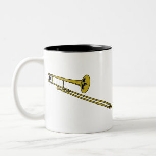 Caneca De Café Em Dois Tons Trombone