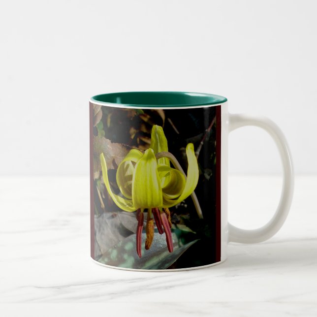 Caneca De Café Em Dois Tons Trout Lily #1 Mug (Direita)