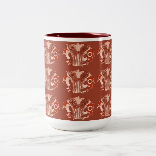 Caneca De Café Em Dois Tons Trufas de chocolate (Centro)