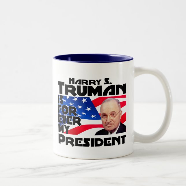Caneca De Café Em Dois Tons Truman para sempre (Direita)