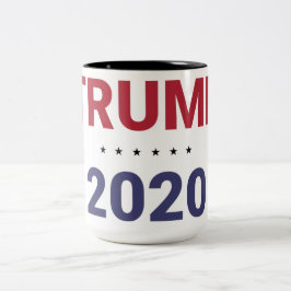 Caneca De Café Em Dois Tons Trump 2020 (Eleição nos EUA)