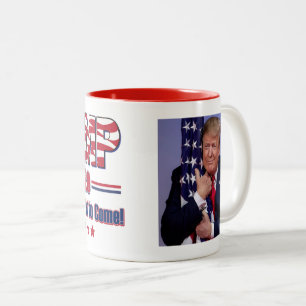 Caneca De Café Em Dois Tons Trump 2020 O melhor ainda está por vir