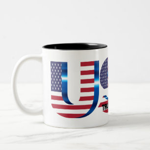 Caneca De Café Em Dois Tons Trump 2024 Coffee