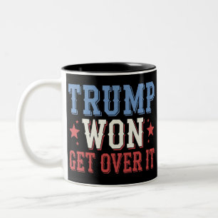 Caneca De Café Em Dois Tons Trump Ganhou Supere Isso 2024