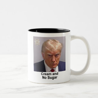 Caneca De Café Em Dois Tons Trump Mug "Creme and No Sugar"