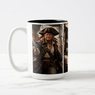 Caneca De Café Em Dois Tons Trump o Pirata