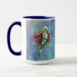 Caneca De Café Em Dois Tons TSDS: Arte do Cobrir Justin Arisdale com Miral