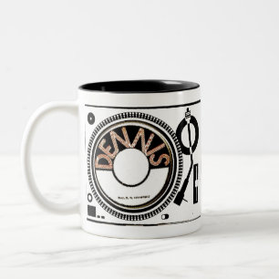 CANECA DE CAFÉ EM DOIS TONS TST / DENNIS TURNTABLE MERCADORIAS