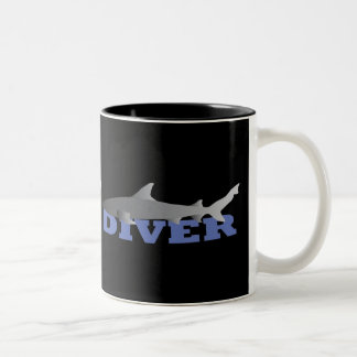 Caneca De Café Em Dois Tons Tubarão