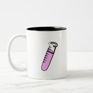 Caneca De Café Em Dois Tons tubo de ensaio