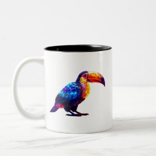 Caneca De Café Em Dois Tons Tucano Colorido Lindo