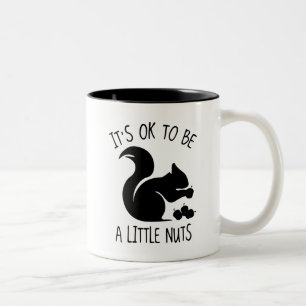 Caneca De Café Em Dois Tons Tudo Bem Ser Um Pouco Louco