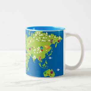 Caneca De Café Em Dois Tons Tudo em todo o mundo