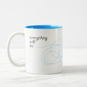 Caneca De Café Em Dois Tons Tudo será APROVADO