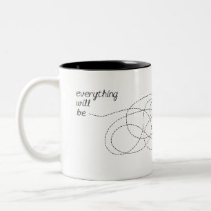 Caneca De Café Em Dois Tons Tudo será APROVADO