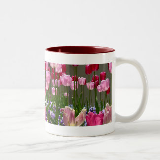 Caneca De Café Em Dois Tons Tulip Garden Mug